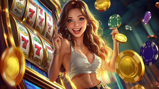 Kartu blackjack dan suasana kasino digital